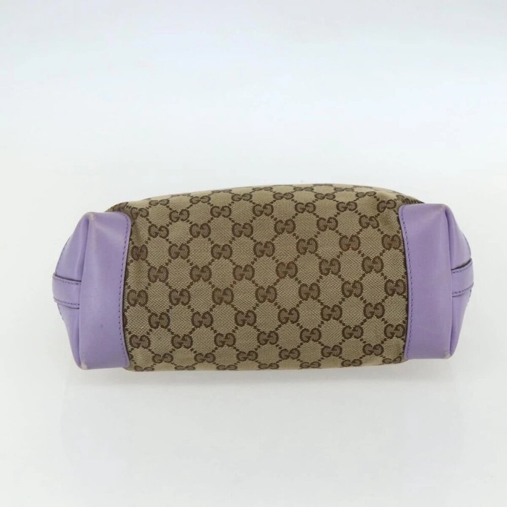 GUCCI GG Canvas Tote Bag Beige Gold 269878 Auth ka541 - Picture 10 of 16